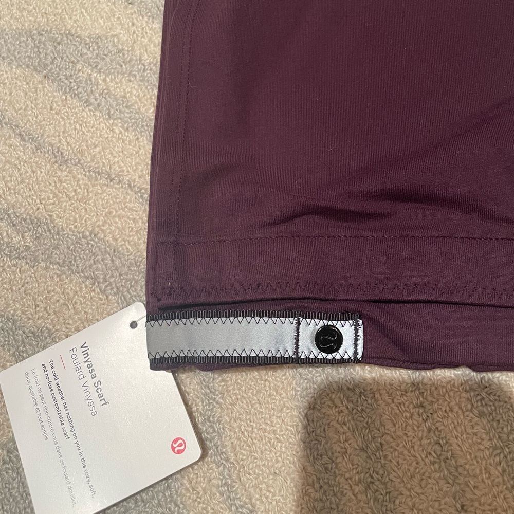 lululemon Vinyasa Scarf - Eggplant - NEW WITH TAGS